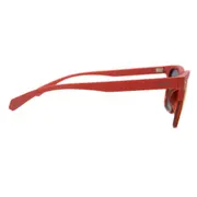 Polaroid PLD 6044/F/S Asian Fit Polarized C9A/OZ, Red frame, Red lenses, view 3