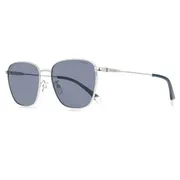 Polaroid PLD 4159/G/S/X Asian Fit Polarized 010/C3, Silver frame, Blue lenses, view 2