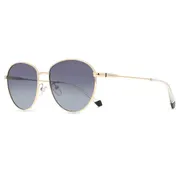 Polaroid PLD 4171/G/S/X Asian Fit Polarized 2F7/WJ, Gold frame, Gradient Purple lenses, view 2