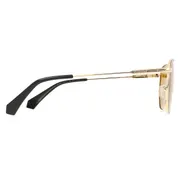Polaroid PLD 6214/S/X Polarized DYG/MU, Gold frame, Gold Yellow lenses, view 3