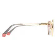 Polaroid PLD 6214/S/X Polarized EYR/GC, Pink frame, Gradient Brown lenses, view 3