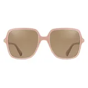Polaroid PLD 6219/S Polarized 35J/SP, Pink frame, Brown lenses, view 1