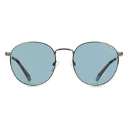 Polaroid PLD 6171/S Polarized KJ1/C3, Gunmetal frame, Blue lenses, view 1