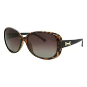 Polaroid P8430 Polarized 581/LA, Tortoiseshell frame, Brown lenses, view 2