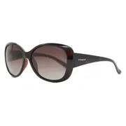Polaroid P8317 Polarized 0BM/LA, Tortoiseshell frame, Brown lenses, view 2