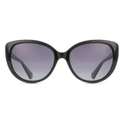 Polaroid PLD 4176/S/X Polarized 807/WJ, Black frame, Gradient Grey lenses, view 1