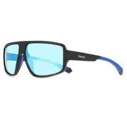 Polaroid PLD 7054/S Polarized 0VK/5X, Black frame, Blue Mirror lenses, view 2