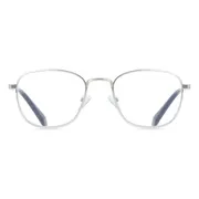 Polaroid PLD 0026/R/BB Readers 010/G6 Blue-Light Block, Silver frame, view 1