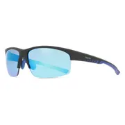 Polaroid PLD 7018/N/S Polarized 0VK/5X, Black frame, Blue Grey Mirror lenses, view 2