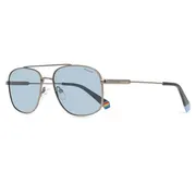 Polaroid PLD 6235/S/X Polarized V84/C3, Grey frame, Blue lenses, view 2
