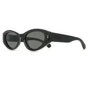 Polaroid PLD 6243/S/X Polarized 807/M9, Black frame, Solid Grey lenses, view 2
