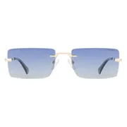 Polaroid PLD 6245/S Polarized LKS/Z7, Gold frame, Gradient Blue lenses, view 1