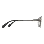 Polaroid PLD 6195/S/XN Polarized KJ1/M9, Silver frame, Solid Grey lenses, view 3
