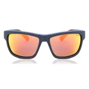 Polaroid PLD 7031/S 8RU/OZ, Blue frame, Orange Mirror lenses, view 1