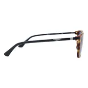 Police SPLE05 09N3, Brown frame, Blue lenses, view 3