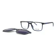 Police UPLL74 SOLSTICE LITE 1 With Clip-On ABIP, Blue frame, view 1