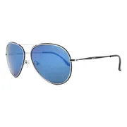 Police S8299M 583B, Black frame, Blue Mirror lenses, view 2
