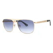 Police SPL890 ORIGINS 3 0300, Gold frame, Gradient Blue lenses, view 2