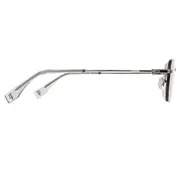 Police SPLQ89 FORCE 8 0509, Silver frame, Smoke Gradient Grey lenses, view 3