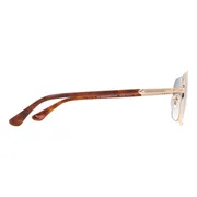 Police SPLQ85 NEW CROSSROADS 4 0300, Gold frame, Gradient Blue lenses, view 3