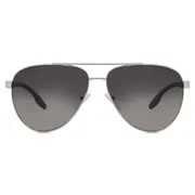 Prada Linea Rossa PS52YS Asian Fit Polarized 1BC06G, Silver frame, view 1