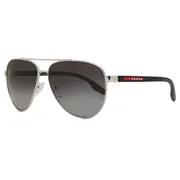Prada Linea Rossa PS52YS Asian Fit Polarized 1BC06G, Silver frame, view 2