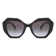 Prada PR 16WS Symbole 1AB5D1, Black frame, Gradient Grey lenses, view 1