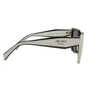 Prada PR 15WS 09Q5S0, Black frame, Grey lenses, view 3