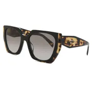 Prada PR 15WS 3890A7, Black frame, Grey lenses, view 2