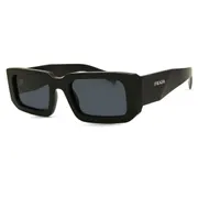 Prada PR 06YS 16K2K1, Black frame, Dark Grey lenses, view 2
