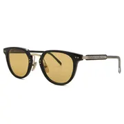 Prada PR 17YS AAV07M, Black frame, Yellow lenses, view 2