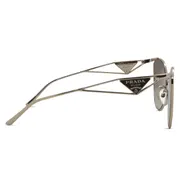 Prada PR 50ZS 1BC09S, Silver frame, Grey lenses, view 3