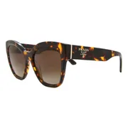 Prada PR 17ZS VAU6S1, Tortoiseshell frame, Gradient Brown lenses, view 2