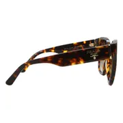 Prada PR 17ZS VAU6S1, Tortoiseshell frame, Gradient Brown lenses, view 3