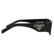 Prada PR 09ZS 1AB5S0, Black frame, Grey lenses, view 3