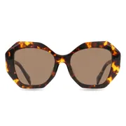 Prada PR 16WSF Asian Fit Polarized VAU05C, Tortoiseshell frame, Brown lenses, view 1