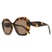 Prada PR 16WSF Asian Fit Polarized VAU05C, Tortoiseshell frame, Brown lenses, view 2