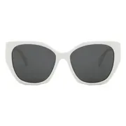 Prada PR 19ZSF Asian Fit 1425S0, White frame, Dark Grey lenses, view 1