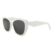 Prada PR 19ZSF Asian Fit 1425S0, White frame, Dark Grey lenses, view 2