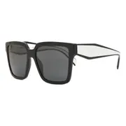 Prada PR 24ZS 1AB5S0, Black frame, Grey lenses, view 2