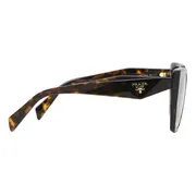 Prada PR 19ZS 2AU6S1, Tortoiseshell frame, Brown lenses, view 3
