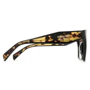 Prada PR 24ZSF Asian Fit 1AB0A7, Black frame, Gradient Grey lenses, view 3