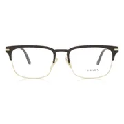 Prada PR 58ZV Asian Fit 01U1O1, Gold frame, view 1