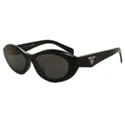 Prada PR 26ZSF Asian Fit 16K08Z, Black frame, Grey lenses, view 2