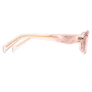 Prada PR 26ZS 19Q10D, Pink frame, Light Brown lenses, view 3
