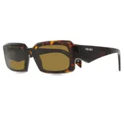 Prada PR 27ZS 19J09Z, Tortoiseshell frame, Brown lenses, view 2
