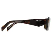 Prada PR 27ZS 19J09Z, Tortoiseshell frame, Brown lenses, view 3