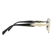 Prada PR 65ZS ZVN09T, Gold frame, Grey lenses, view 3