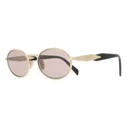 Prada PR 65ZS ZVN20I, Gold frame, Light Purple/Brown lenses, view 2