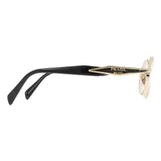 Prada PR 65ZS ZVN20I, Gold frame, Light Purple/Brown lenses, view 3